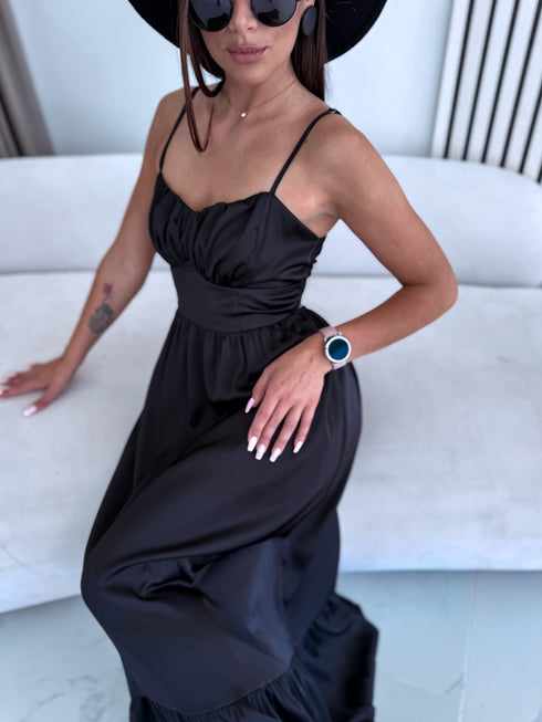 "BLACK ELEGANCE" garā kleita 9267